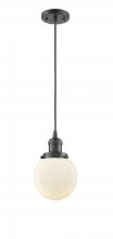 Innovations Lighting 201C-OB-G201-6-LED - Beacon - 1 Light - 6 inch - Oil Rubbed Bronze - Cord hung - Mini Pendant