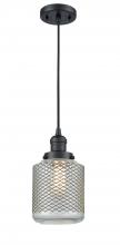 Innovations Lighting 201C-OB-G262-LED - Stanton - 1 Light - 6 inch - Oil Rubbed Bronze - Cord hung - Mini Pendant