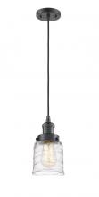 Innovations Lighting 201C-OB-G513-LED - Bell - 1 Light - 5 inch - Oil Rubbed Bronze - Cord hung - Mini Pendant