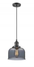 Innovations Lighting 201C-OB-G73-LED - Bell - 1 Light - 8 inch - Oil Rubbed Bronze - Cord hung - Mini Pendant