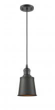 Innovations Lighting 201C-OB-M9-OB-LED - Addison - 1 Light - 5 inch - Oil Rubbed Bronze - Cord hung - Mini Pendant