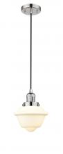 Innovations Lighting 201C-PN-G531-LED - Oxford - 1 Light - 7 inch - Polished Nickel - Cord hung - Mini Pendant