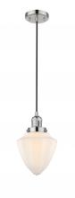 Innovations Lighting 201C-PN-G661-7-LED - Bullet - 1 Light - 7 inch - Polished Nickel - Cord hung - Mini Pendant