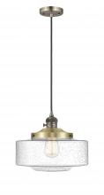  201CSW-AB-G694-12 - Bridgeton - 1 Light - 16 inch - Antique Brass - Cord hung - Mini Pendant