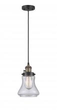 Innovations Lighting 201CSW-BAB-G194-LED - Bellmont - 1 Light - 6 inch - Black Antique Brass - Cord hung - Mini Pendant