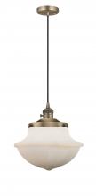  201CSW-BB-G541 - Oxford - 1 Light - 12 inch - Brushed Brass - Cord hung - Mini Pendant