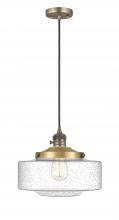  201CSW-BB-G694-12 - Bridgeton - 1 Light - 16 inch - Brushed Brass - Cord hung - Mini Pendant