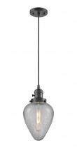  201CSW-OB-G165 - Geneseo - 1 Light - 7 inch - Oil Rubbed Bronze - Cord hung - Mini Pendant