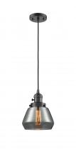 Innovations Lighting 201CSW-OB-G173-LED - Fulton - 1 Light - 7 inch - Oil Rubbed Bronze - Cord hung - Mini Pendant