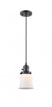 Innovations Lighting 201CSW-OB-G181S-LED - Canton - 1 Light - 5 inch - Oil Rubbed Bronze - Cord hung - Mini Pendant