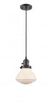  201CSW-OB-G321 - Olean - 1 Light - 7 inch - Oil Rubbed Bronze - Cord hung - Mini Pendant