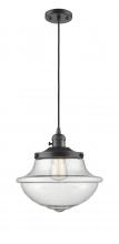  201CSW-OB-G544 - Oxford - 1 Light - 12 inch - Oil Rubbed Bronze - Cord hung - Mini Pendant