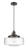  201CSW-OB-G694-12 - Bridgeton - 1 Light - 16 inch - Oil Rubbed Bronze - Cord hung - Mini Pendant