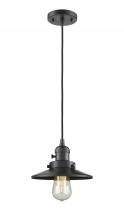 Innovations Lighting 201CSW-OB-M5-LED - Railroad - 1 Light - 8 inch - Oil Rubbed Bronze - Cord hung - Mini Pendant