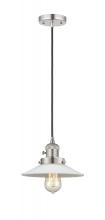  201CSW-PN-G1-LED - Halophane - 1 Light - 9 inch - Polished Nickel - Cord hung - Mini Pendant