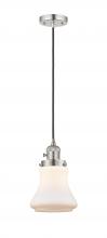  201CSW-PN-G191 - Bellmont - 1 Light - 6 inch - Polished Nickel - Cord hung - Mini Pendant