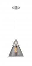 Innovations Lighting 201CSW-PN-G43-LED - Cone - 1 Light - 8 inch - Polished Nickel - Cord hung - Mini Pendant