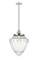  201CSW-PN-G664-12 - Bridgeton - 1 Light - 16 inch - Polished Nickel - Cord hung - Mini Pendant