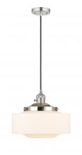  201CSW-PN-G691-12 - Bridgeton - 1 Light - 16 inch - Polished Nickel - Cord hung - Mini Pendant