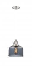  201CSW-PN-G73-LED - Bell - 1 Light - 8 inch - Polished Nickel - Cord hung - Mini Pendant