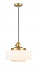  201CSW-SG-G691-12 - Bridgeton - 1 Light - 16 inch - Satin Gold - Cord hung - Mini Pendant