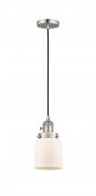  201CSW-SN-G51 - Bell - 1 Light - 5 inch - Brushed Satin Nickel - Cord hung - Mini Pendant