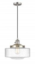  201CSW-SN-G694-12 - Bridgeton - 1 Light - 16 inch - Brushed Satin Nickel - Cord hung - Mini Pendant