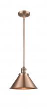  201S-AC-M10-AC - Briarcliff - 1 Light - 10 inch - Antique Copper - Stem Hung - Mini Pendant