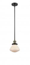  201S-BAB-G321 - Olean - 1 Light - 7 inch - Black Antique Brass - Stem Hung - Mini Pendant