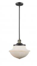  201S-BAB-G541 - Oxford - 1 Light - 12 inch - Black Antique Brass - Stem Hung - Mini Pendant