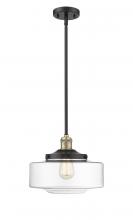  201S-BAB-G692-12 - Bridgeton - 1 Light - 12 inch - Black Antique Brass - Stem Hung - Mini Pendant