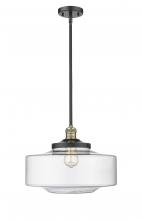  201S-BAB-G692-16 - Bridgeton - 1 Light - 12 inch - Black Antique Brass - Stem Hung - Mini Pendant