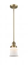  201S-BB-G181S - Canton - 1 Light - 5 inch - Brushed Brass - Stem Hung - Mini Pendant