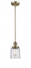  201S-BB-G52 - Bell - 1 Light - 5 inch - Brushed Brass - Stem Hung - Mini Pendant