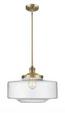  201S-BB-G694-16 - Bridgeton - 1 Light - 12 inch - Brushed Brass - Stem Hung - Mini Pendant