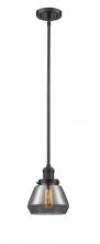 Innovations Lighting 201S-OB-G173-LED - Fulton - 1 Light - 7 inch - Oil Rubbed Bronze - Stem Hung - Mini Pendant
