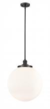  201S-OB-G201-16-LED - Beacon - 1 Light - 16 inch - Oil Rubbed Bronze - Stem Hung - Pendant