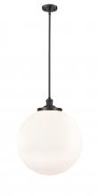  201S-OB-G201-18-LED - Beacon - 1 Light - 18 inch - Oil Rubbed Bronze - Stem Hung - Pendant