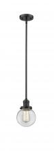  201S-OB-G202-6 - Beacon - 1 Light - 6 inch - Oil Rubbed Bronze - Stem Hung - Mini Pendant