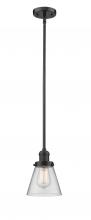  201S-OB-G62 - Cone - 1 Light - 6 inch - Oil Rubbed Bronze - Stem Hung - Mini Pendant