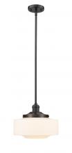  201S-OB-G691-12 - Bridgeton - 1 Light - 12 inch - Oil Rubbed Bronze - Stem Hung - Mini Pendant