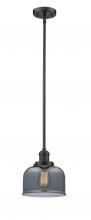  201S-OB-G73 - Bell - 1 Light - 8 inch - Oil Rubbed Bronze - Stem Hung - Mini Pendant