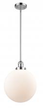  201S-PC-G201-12 - Beacon - 1 Light - 12 inch - Polished Chrome - Stem Hung - Mini Pendant