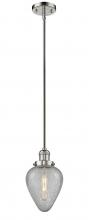  201S-PN-G165 - Geneseo - 1 Light - 7 inch - Polished Nickel - Stem Hung - Mini Pendant