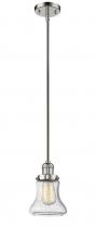  201S-PN-G194-LED - Bellmont - 1 Light - 7 inch - Polished Nickel - Stem Hung - Mini Pendant