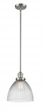  201S-PN-G222 - Seneca Falls - 1 Light - 10 inch - Polished Nickel - Stem Hung - Mini Pendant