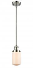 Innovations Lighting 201S-PN-G311-LED - Dover - 1 Light - 5 inch - Polished Nickel - Stem Hung - Mini Pendant