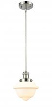 Innovations Lighting 201S-PN-G531-LED - Oxford - 1 Light - 8 inch - Polished Nickel - Stem Hung - Mini Pendant