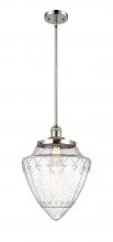  201S-PN-G664-12 - Bullet - 1 Light - 12 inch - Polished Nickel - Stem Hung - Mini Pendant