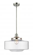  201S-PN-G692-16 - Bridgeton - 1 Light - 12 inch - Polished Nickel - Stem Hung - Mini Pendant